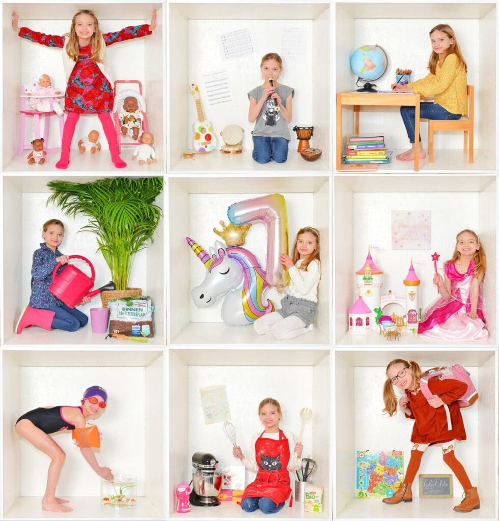 Série de portraits d’enfant en studio à Amiens