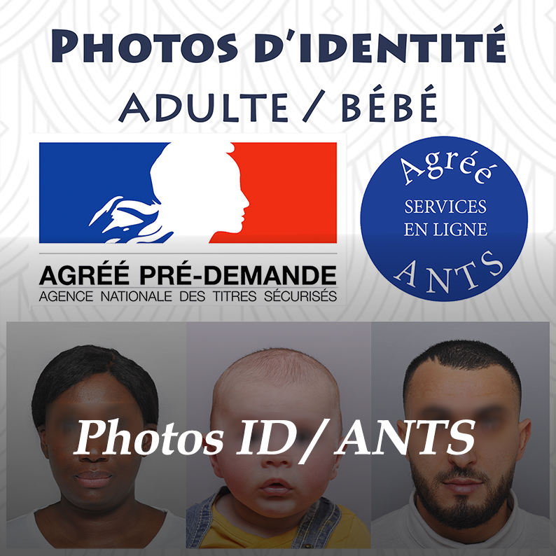 Photo d'identité conforme aux normes françaises.