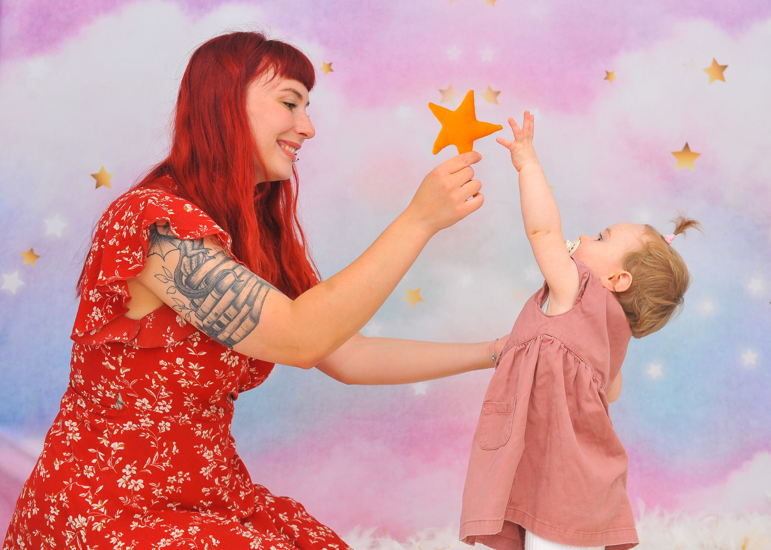 photo d'une maman et sa petite fille